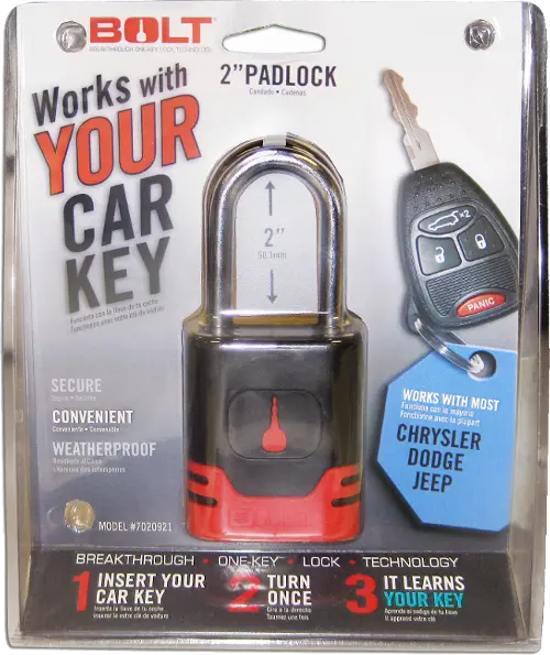 Bolt 7018520 Padlock Fits 1993-2018 Jeep Yj | Tj | Jk 2