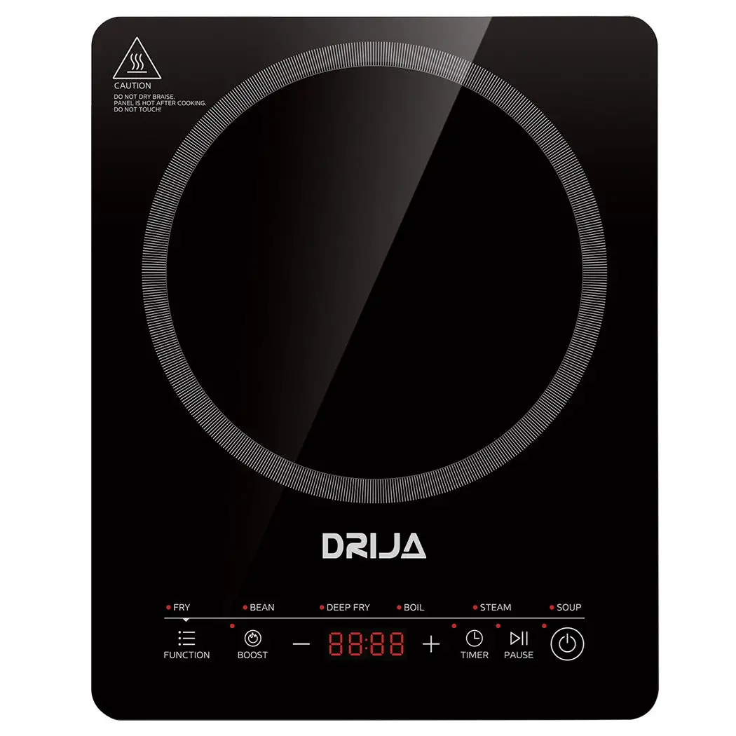 Estufa Eléctrica De Inducción De Mesa Munich 28 Induktion Vitrocerámica. Color Negro. 1