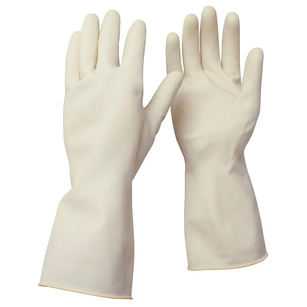 Guantes De Látex Uso En Alimentos Talla Mediana Surtek 1