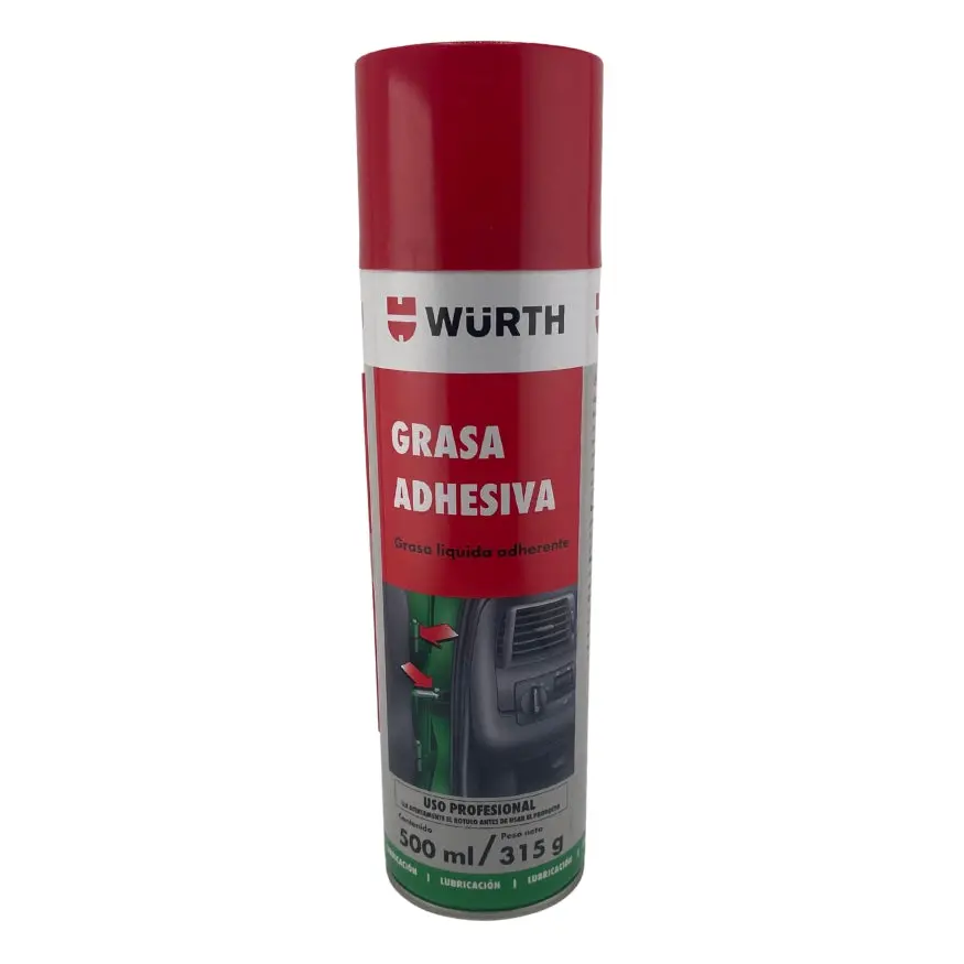 Grasa Adhesiva En Aerosol 500 Ml. Wurth 1