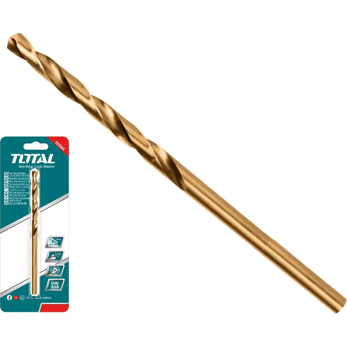 Brocas De Cobalto M35 Hss Para Metales. En Pulgadas 1