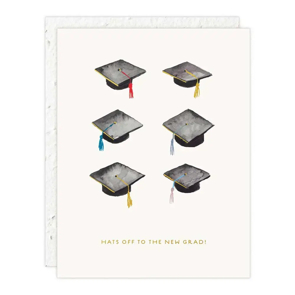 Hats Off - Graduation Card 1