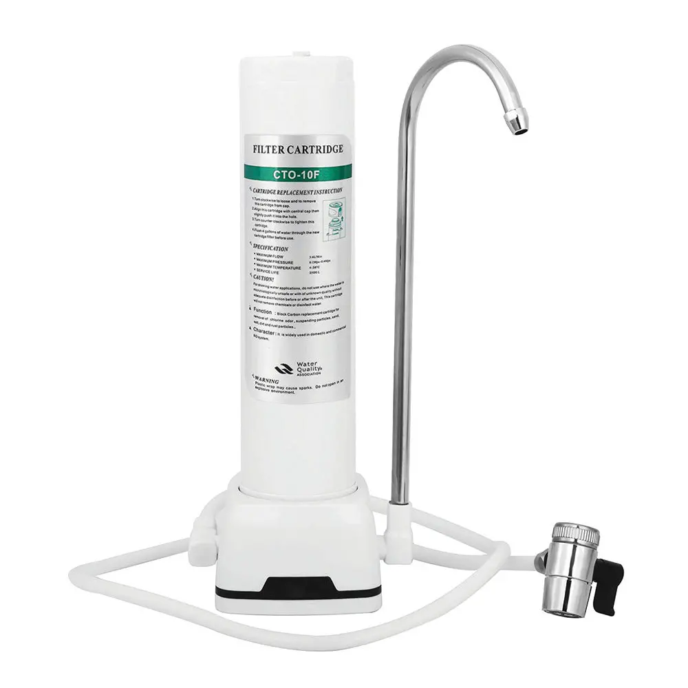 Clear Pure Individual Filtro De Sobreponer Facil De Usar, Sin Electricidad Con 1 Filtro Cto-10F 1