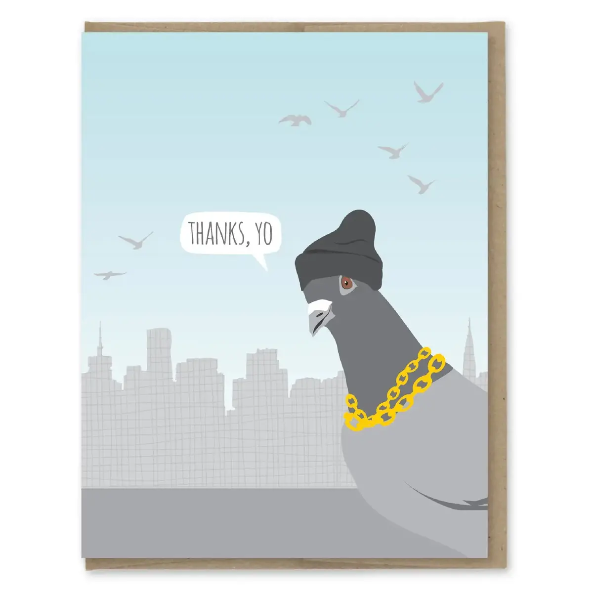 Thanks Yo Pigeon Card 1