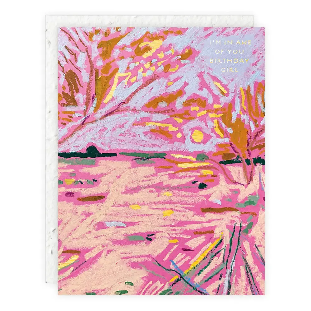 Electric Moonrise Birthday Card 1