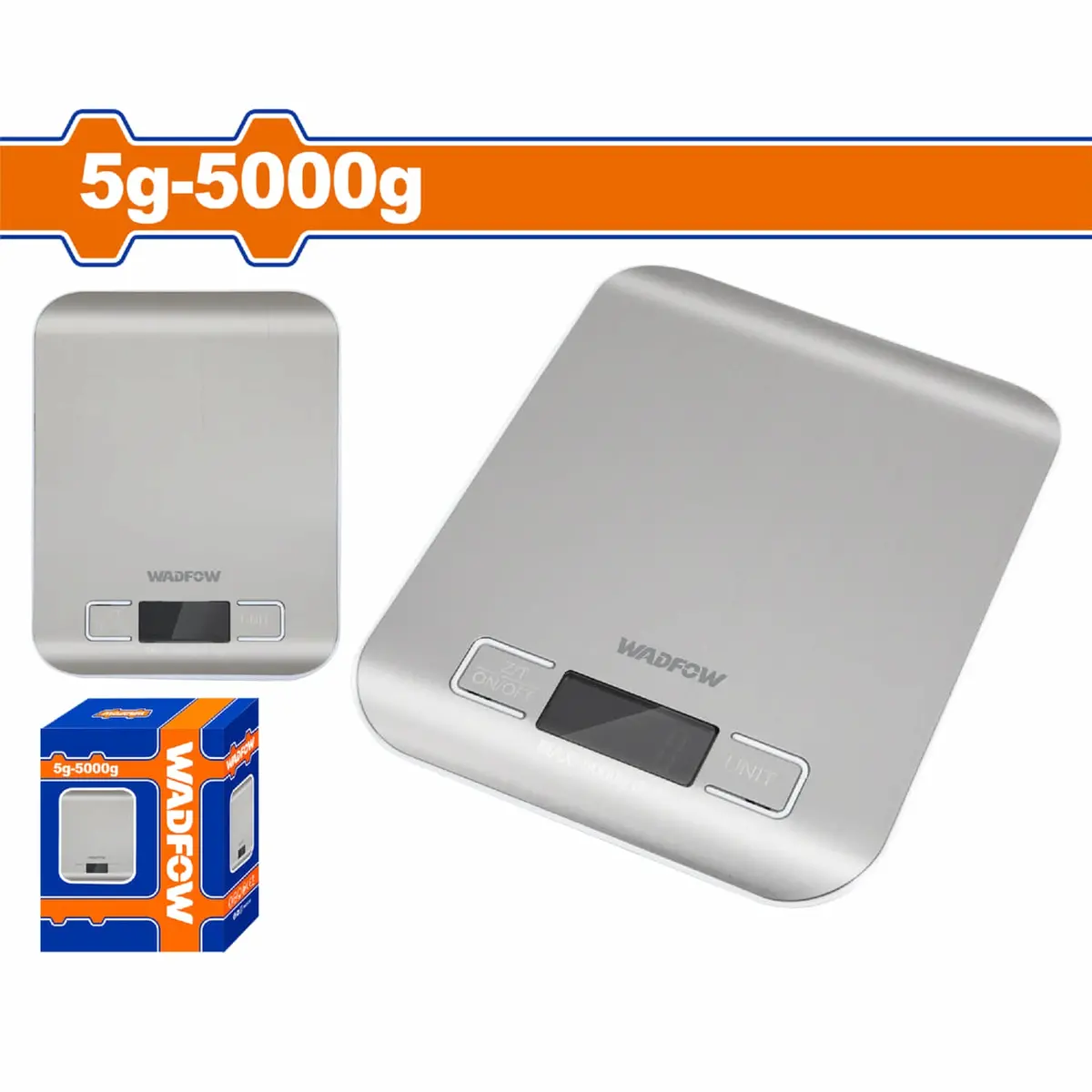 Balanza Pesa Digital De Cocina 5G-5000G. Apagado Automático. Pantalla Lcd. Báscula. 1