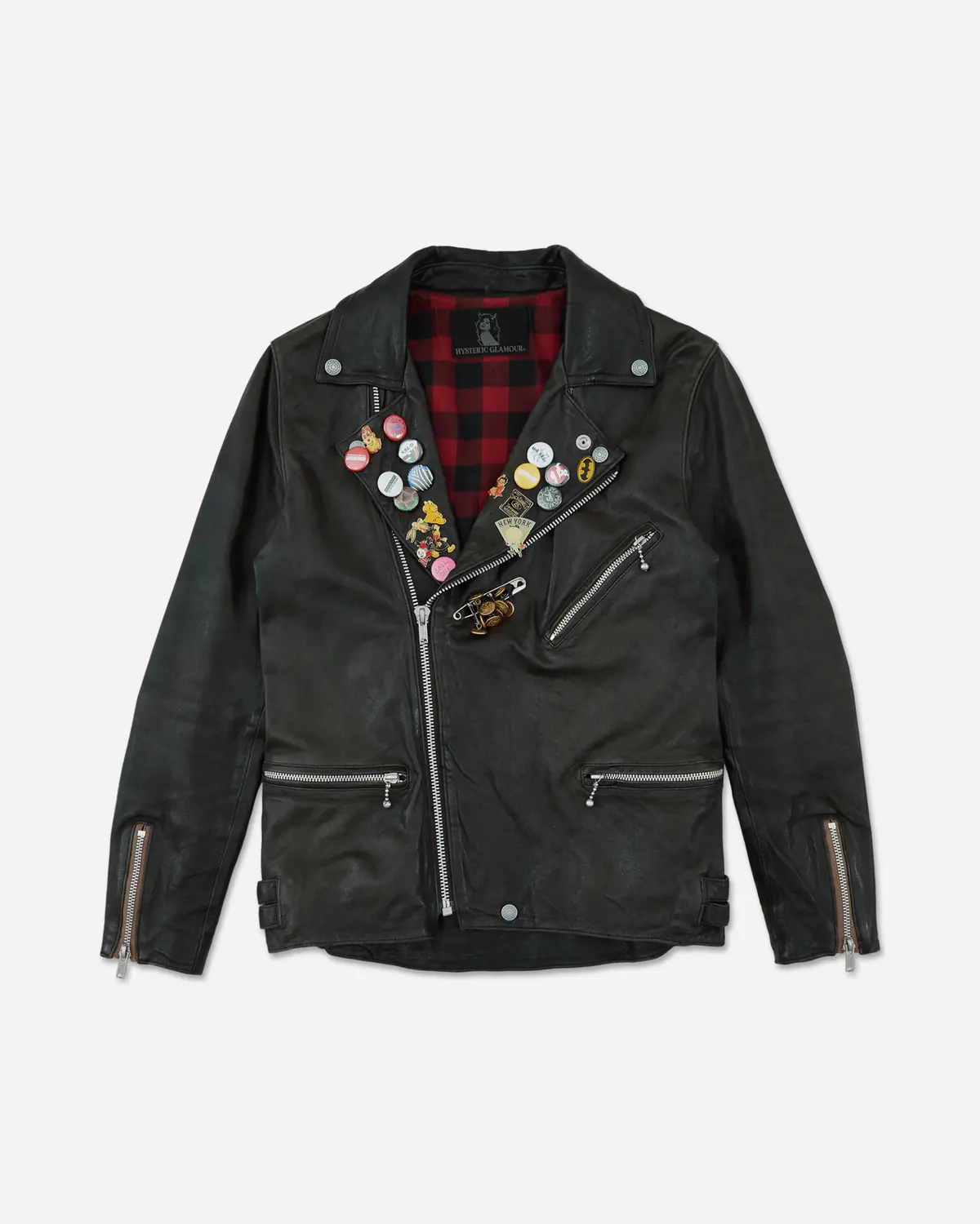 Double Riders Leather Jacket Black 1