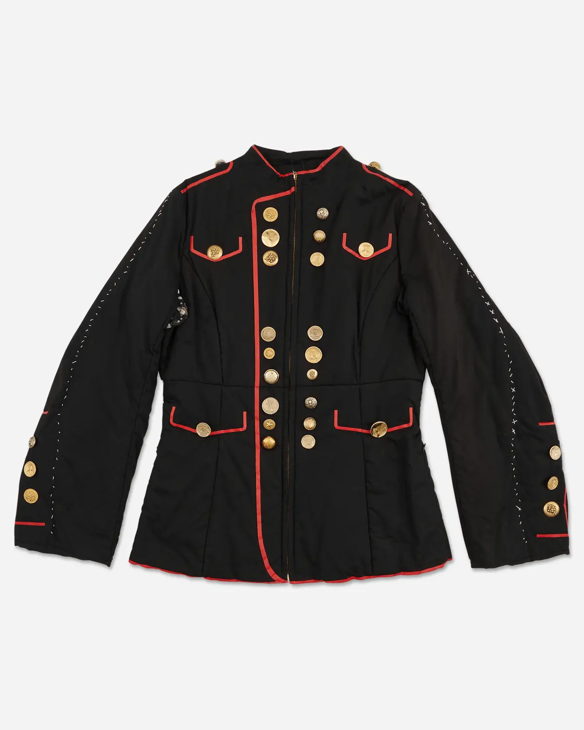 Napoleon Structured Military Jacket Black 1