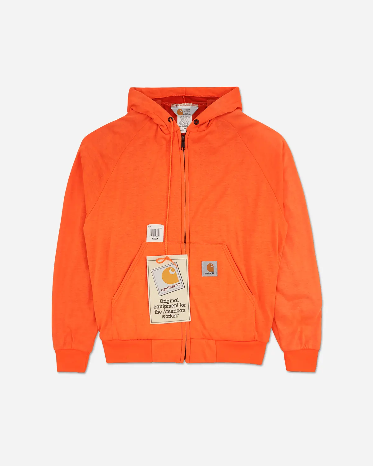 Thermo Car-Lux Zip Hooded Sweatshirt Neon Orange 1