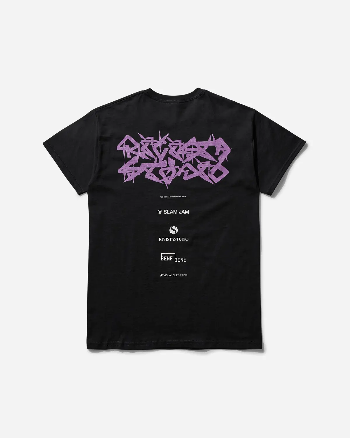 Men's Slam Jam X Rivista Studio “Digital Underground” T-Shirt Black 2