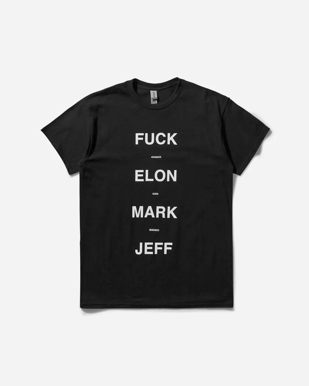 Fuck Elon Mark Jeff T-Shirt Black 1