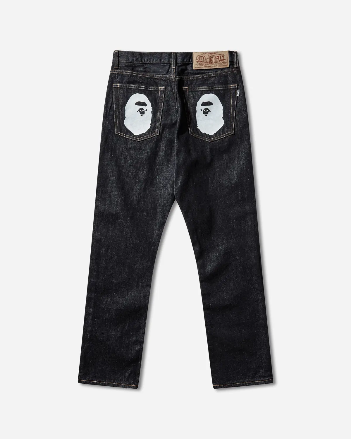 Men's Ape Head Denim Pants Indigo 2