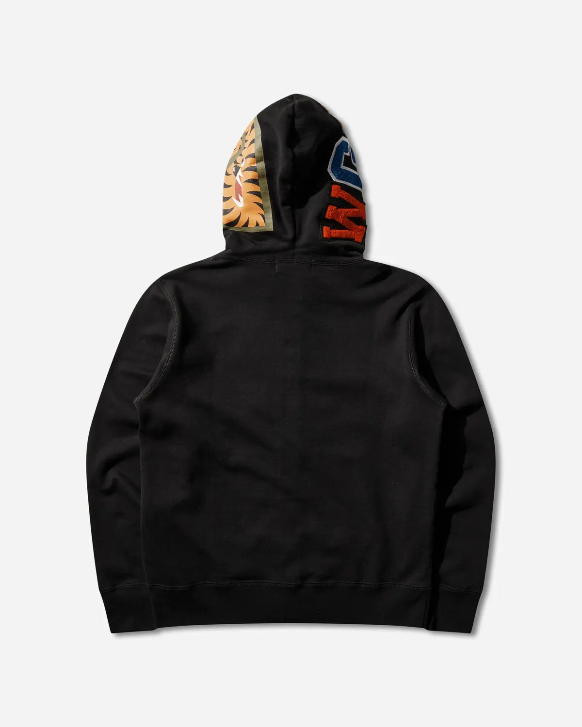 Men's Shark Full Zip Hoodie Black 3