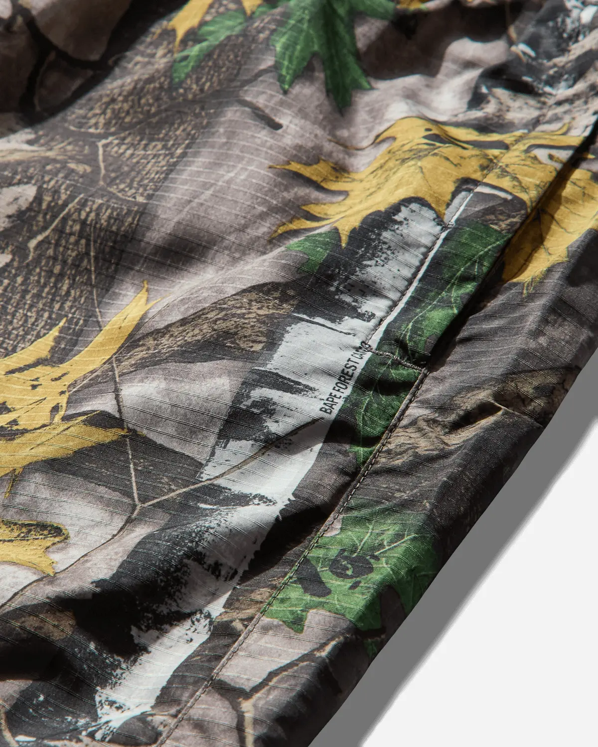 Men's Bape Forest Camo Track Pants Beige 4
