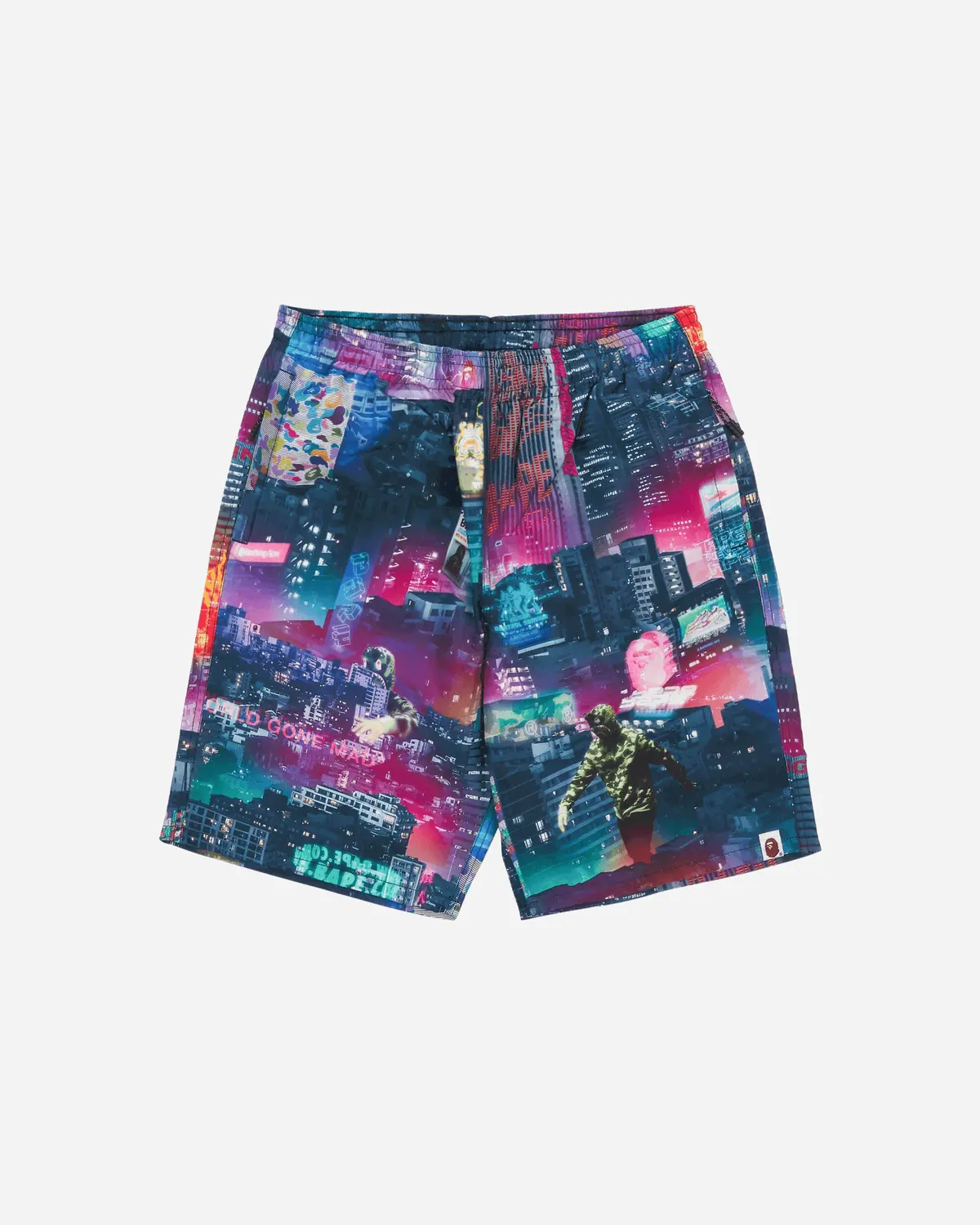 Men's Neon Tokyo Track Shorts Multicolor 1