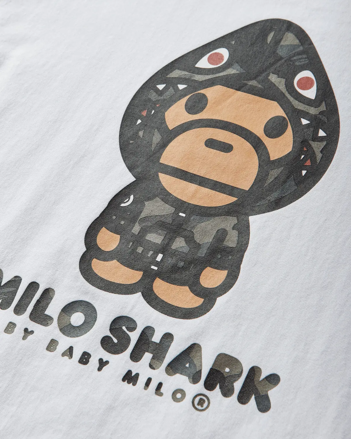 Men's 1St Camo Milo Shark Fzh Longsleeve T-Shirt White / Green 3
