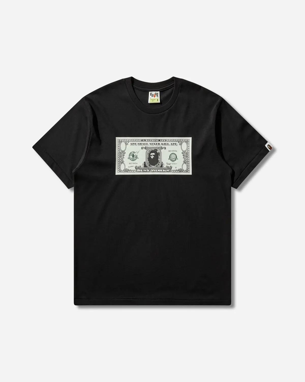 Men's Bape Banknote T-Shirt Black 1