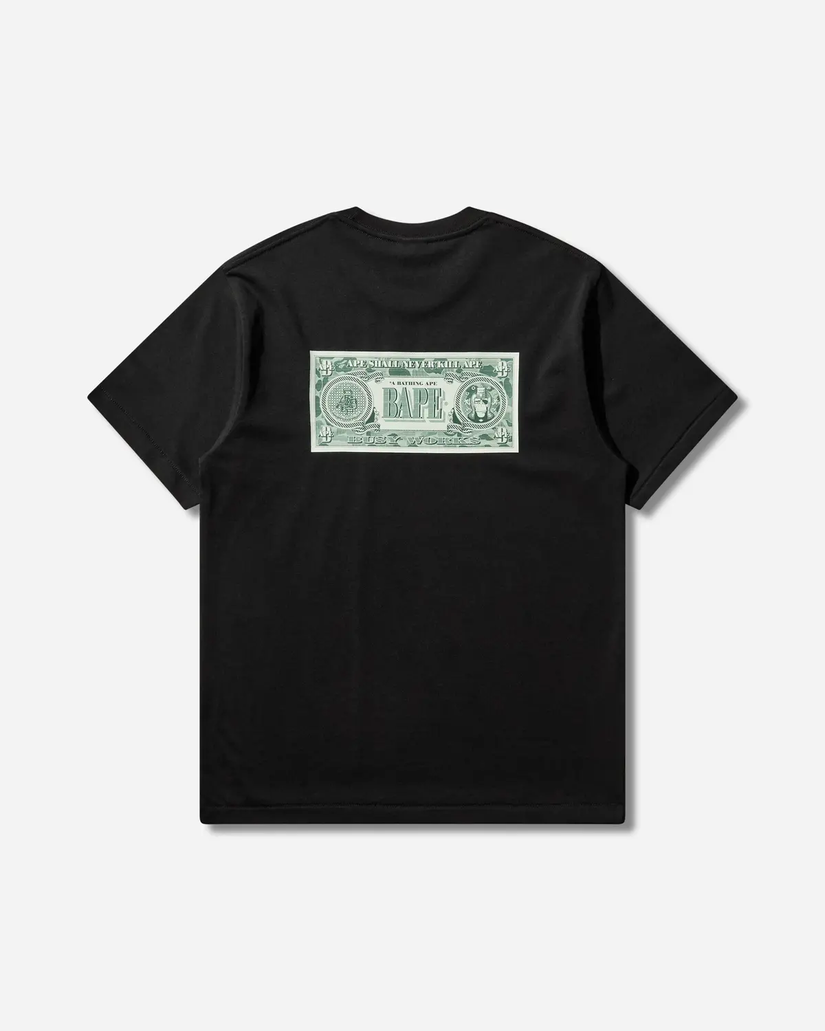 Men's Bape Banknote T-Shirt Black 2