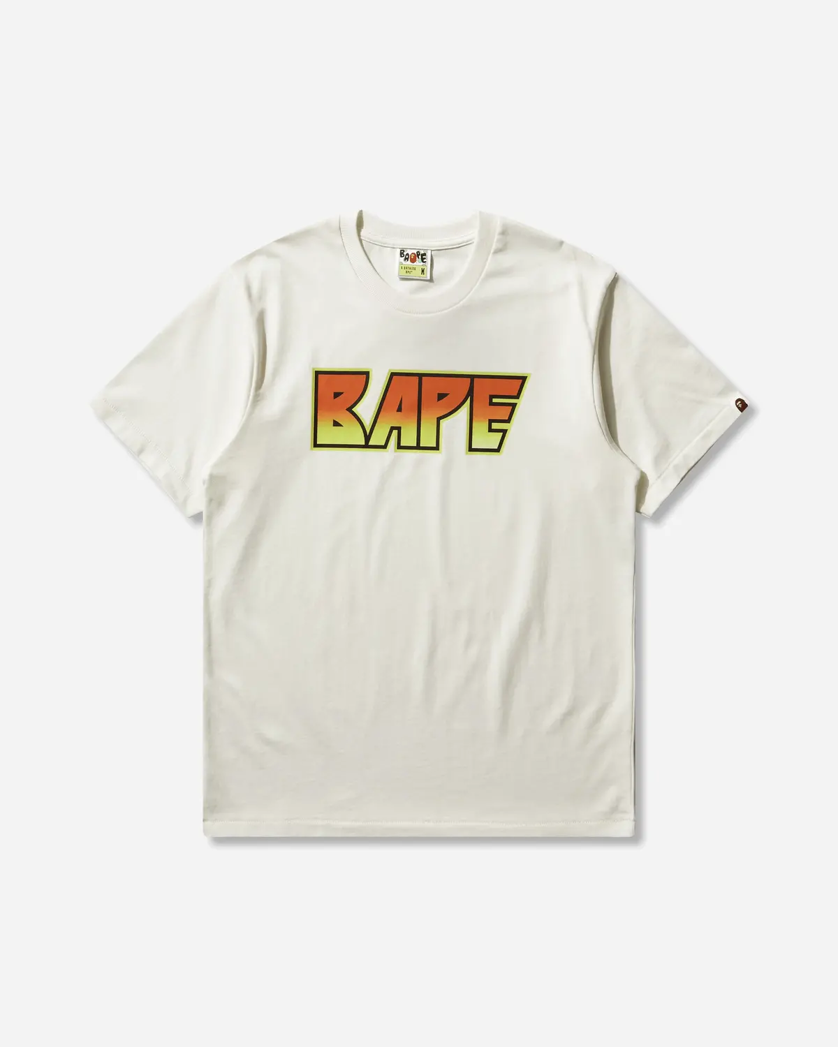 Men's Bape Kiss Logo T-Shirt Ivory 1