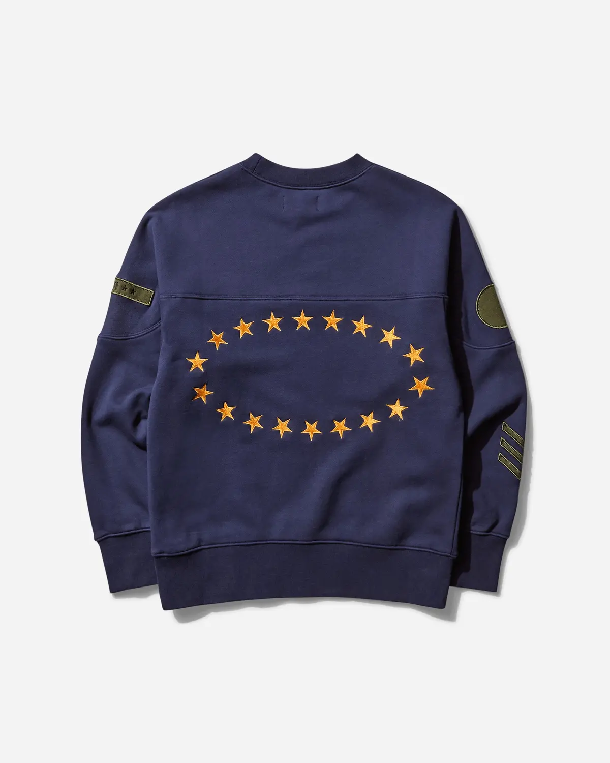 Patched Sweatshirt Navy 2