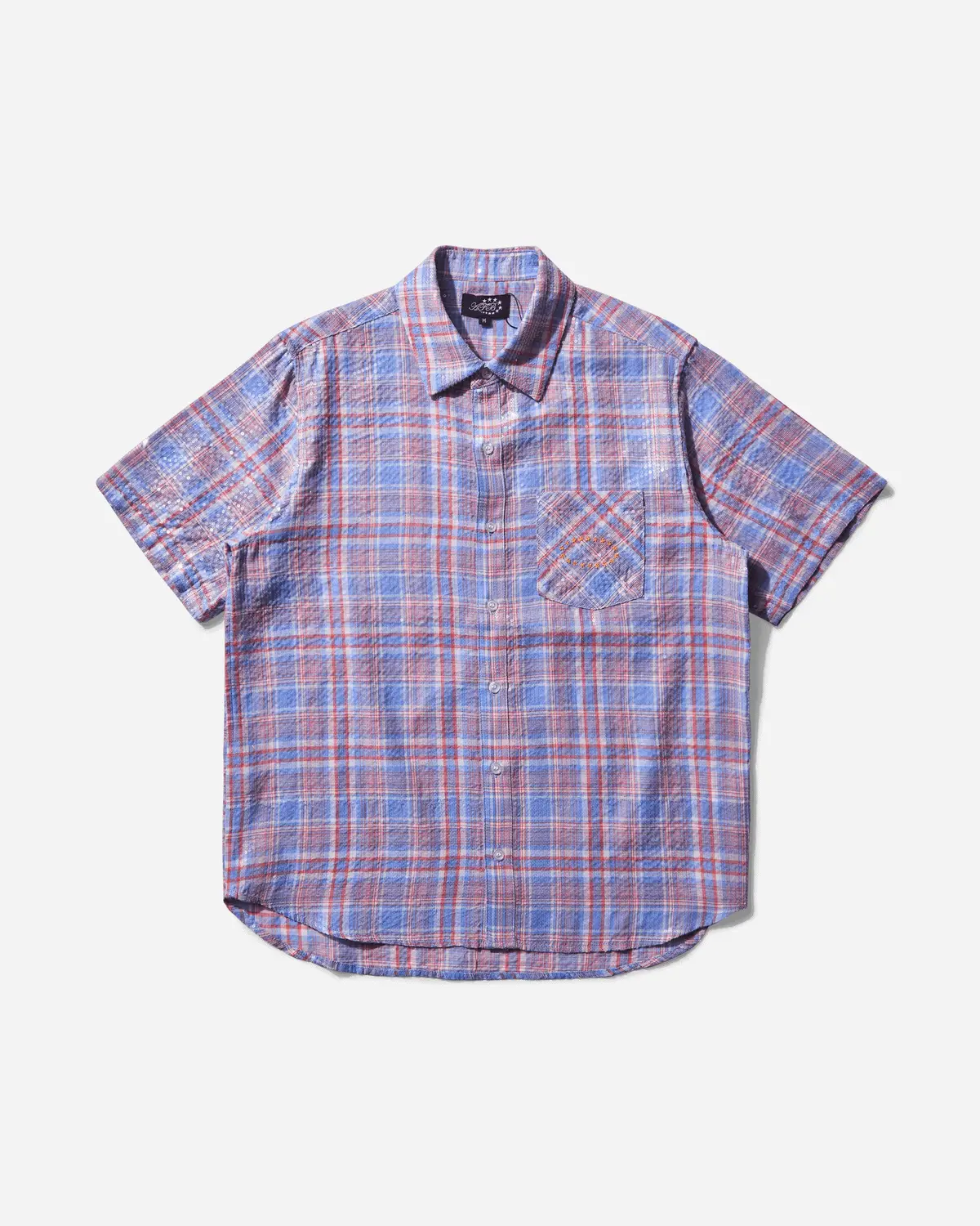 Spangle Shortsleeve Shirt Red 1