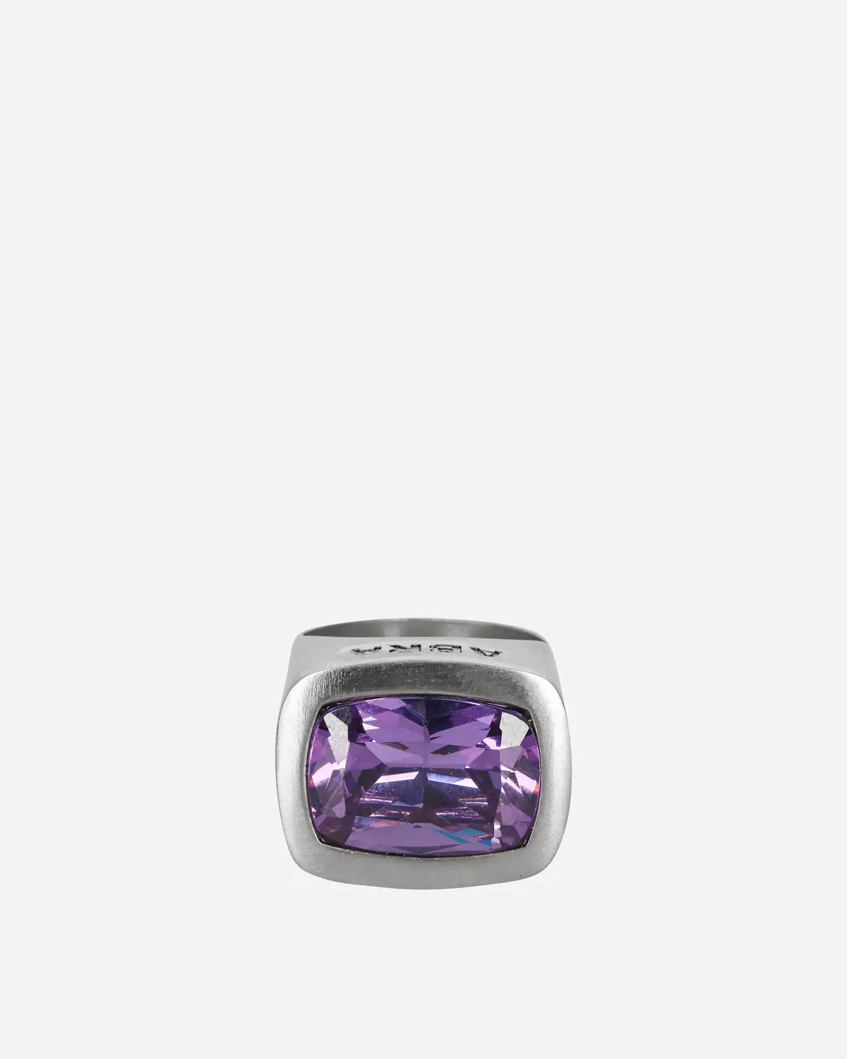 Stone Ring Silver / Purple 1