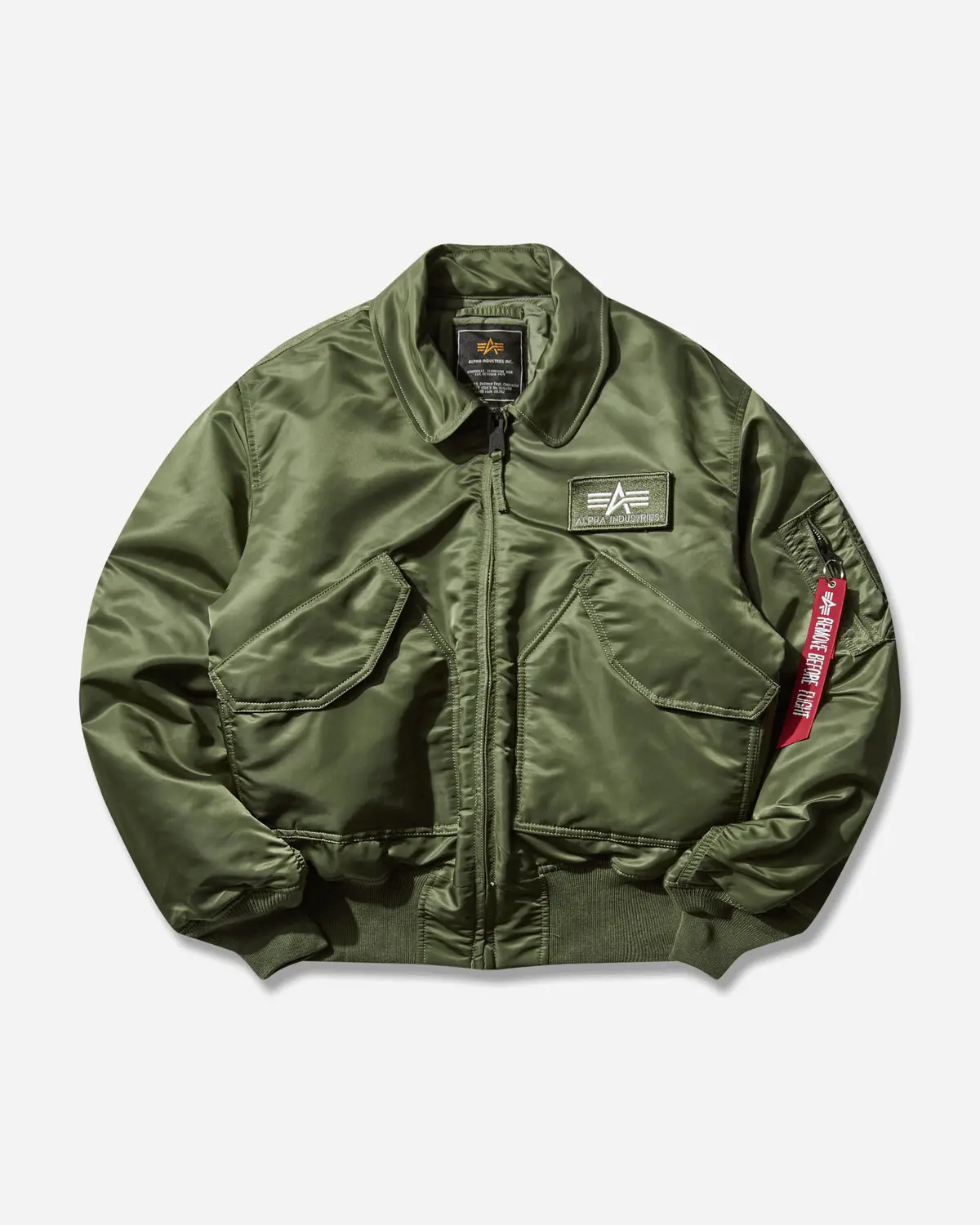 Men's Cwu-45 Heritage Bomber Jacket Sage Green 1