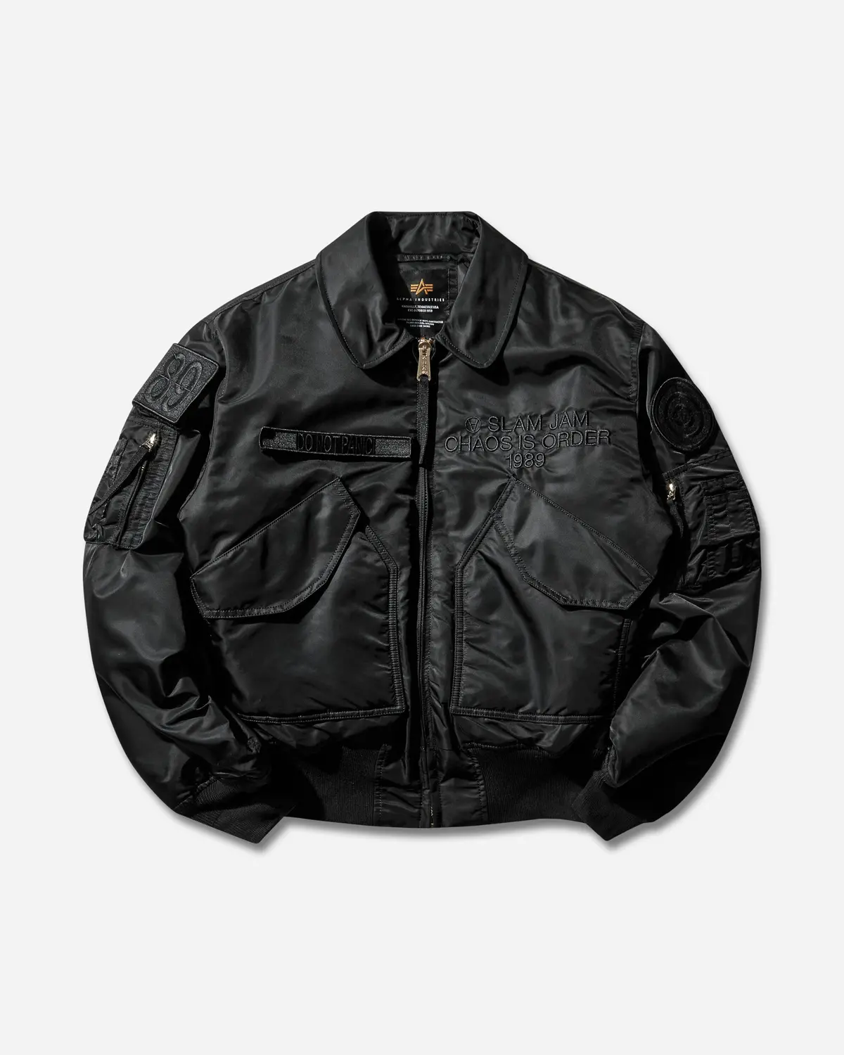 Slam Jam Cwu-45 Heritage Bomber Jacket Black 1