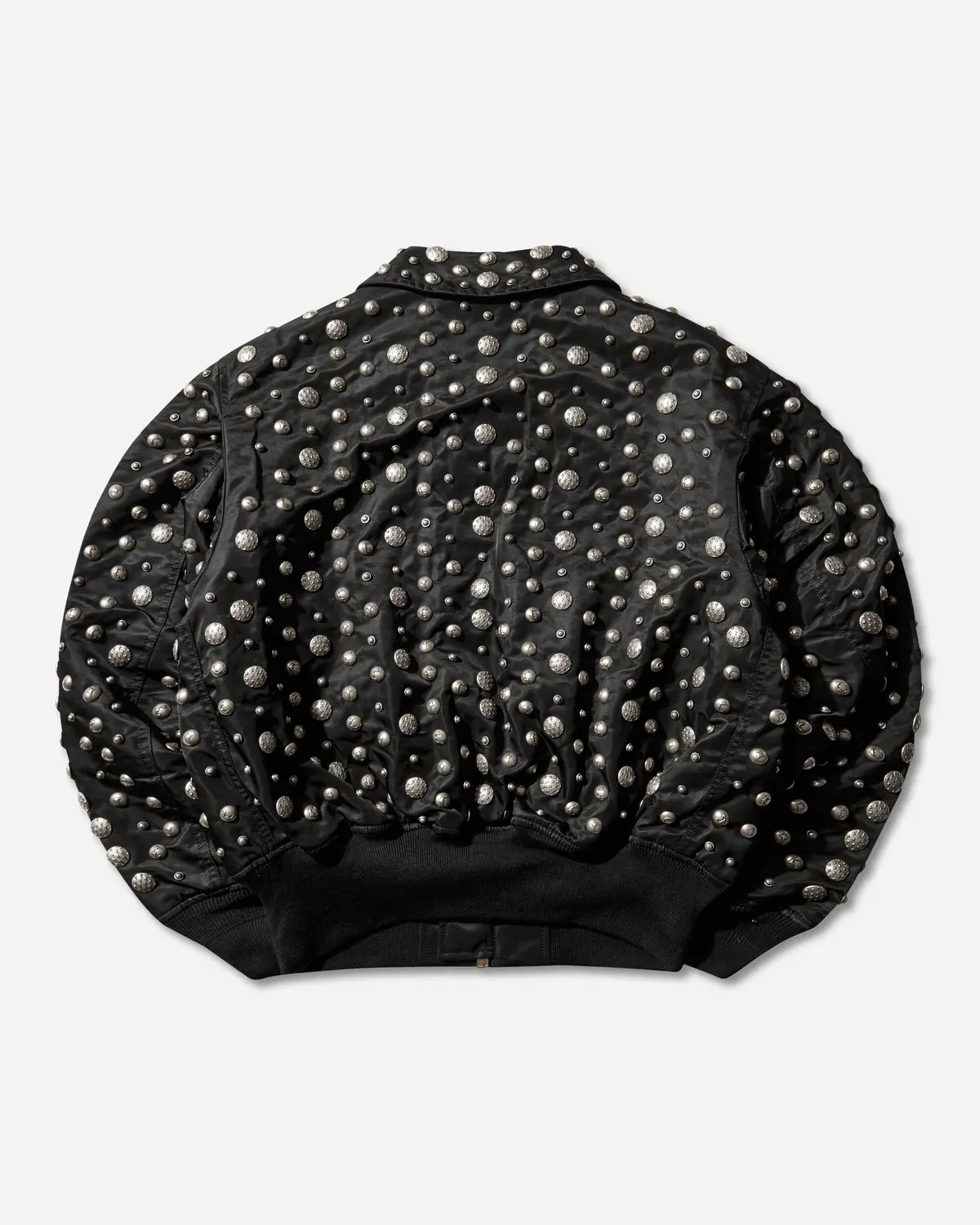 Thug Club Cwu 45/P All-Over Rivet Flight Jacket Black 2