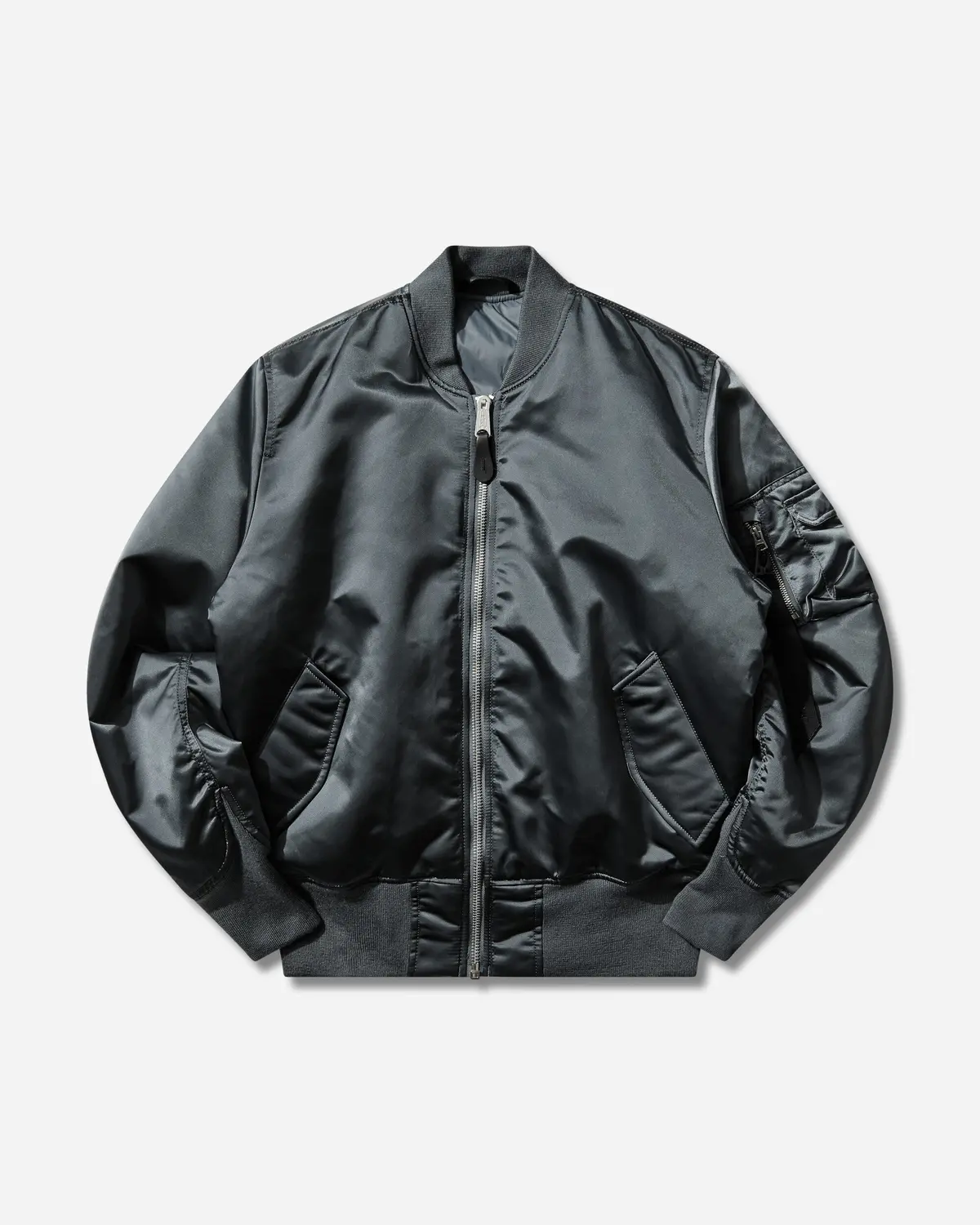 Men's Ma-1 Base Flight Bomber Jacket Denim Blue 1
