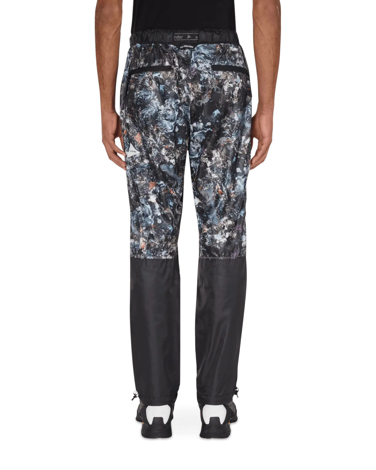 Stone Printed Ripstop Pants Black 4