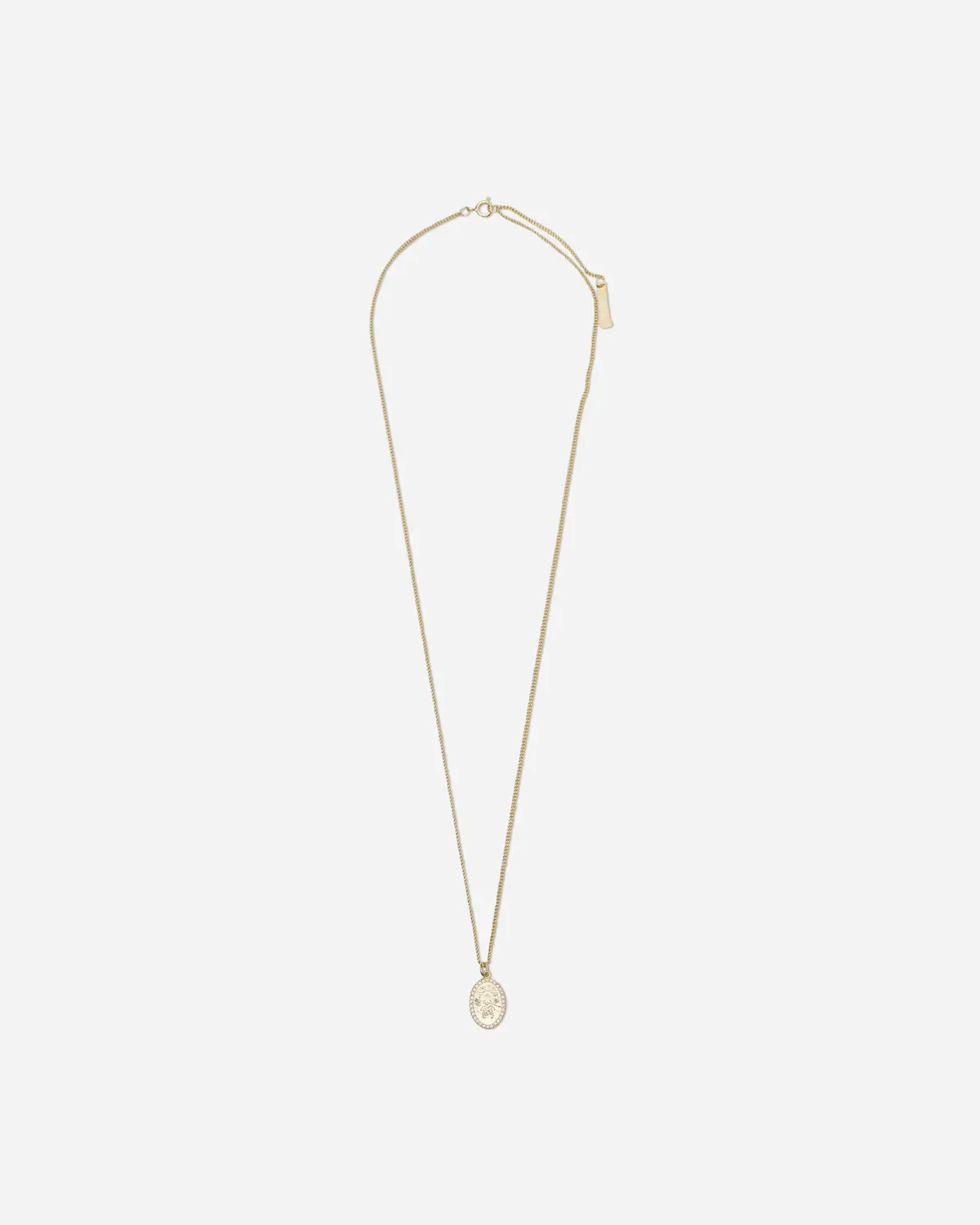 Fly Paved Pendants Chain Necklace Gold 1
