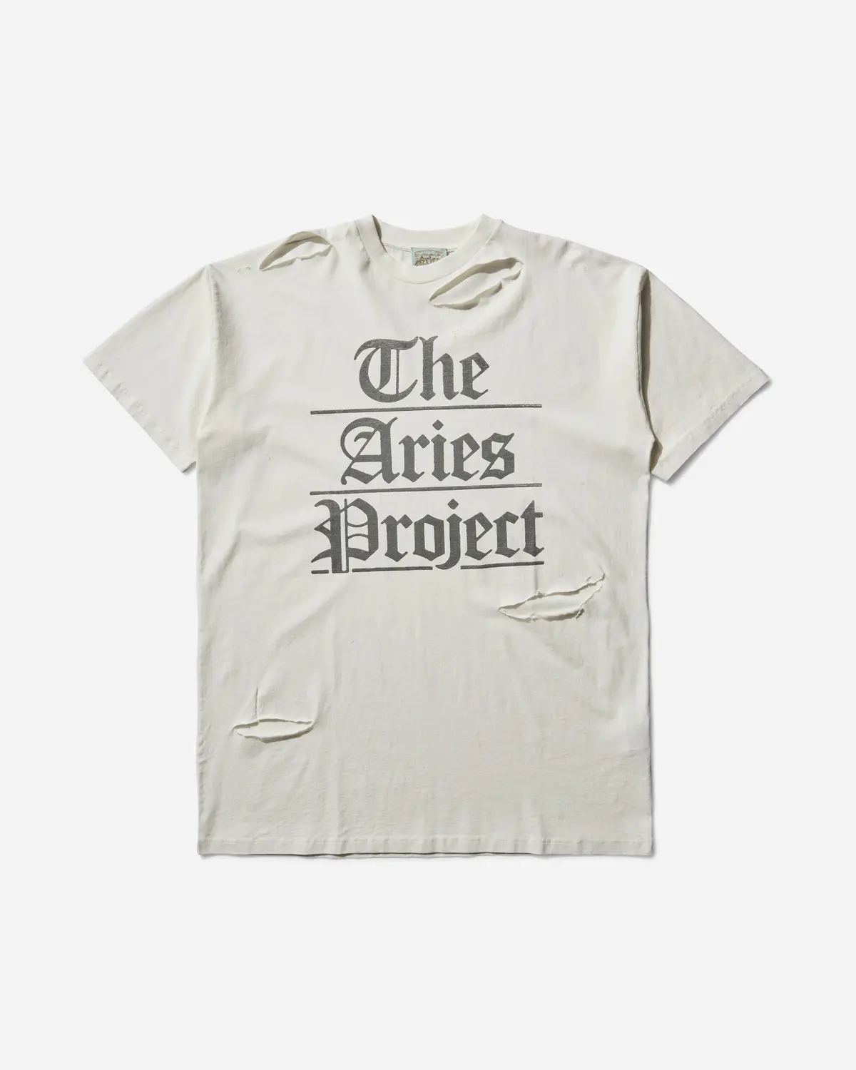 Women's Distressed The Aries Project Dress Off White 1