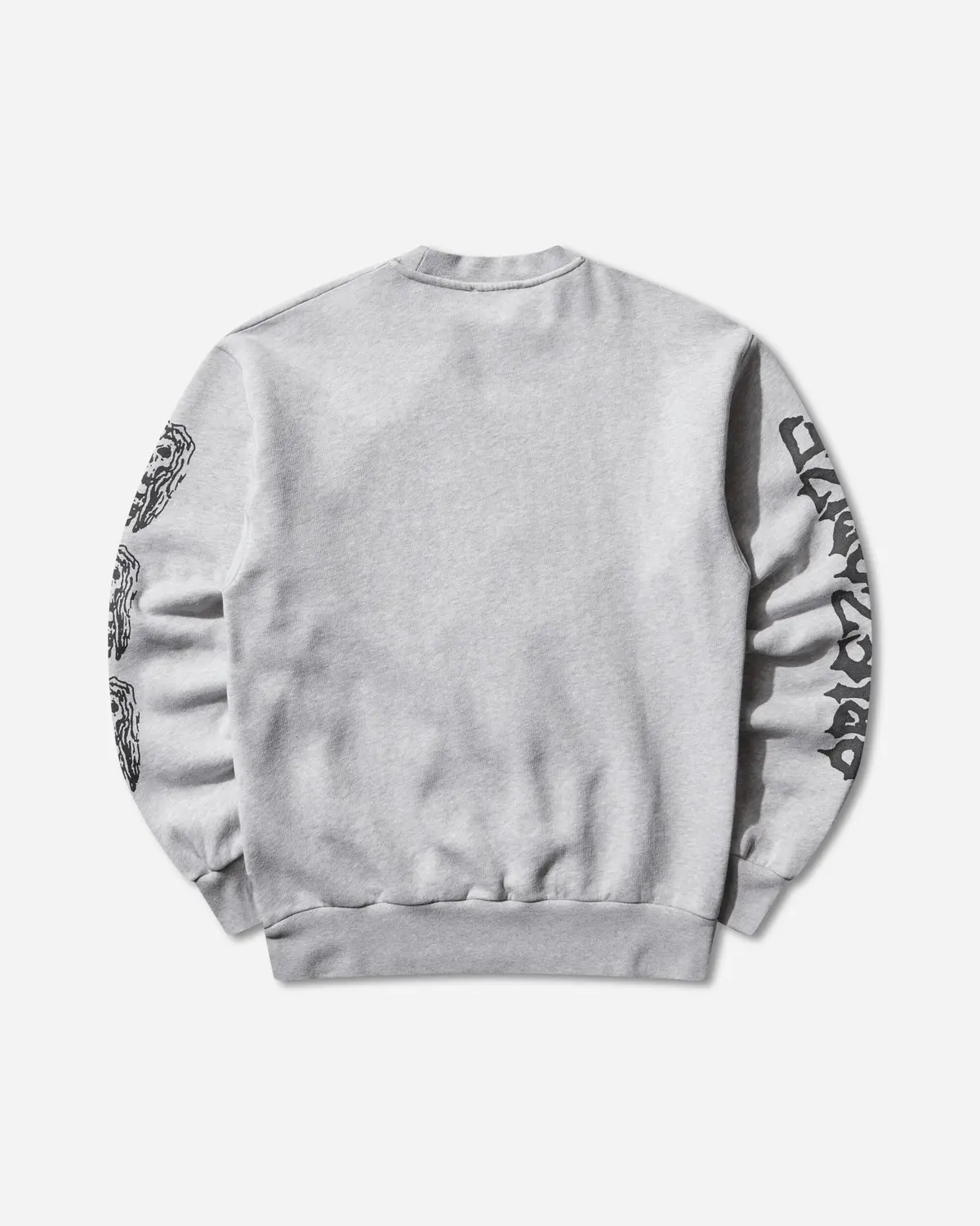 Meowharishi Embroidered Sweatshirt Grey Marl 2