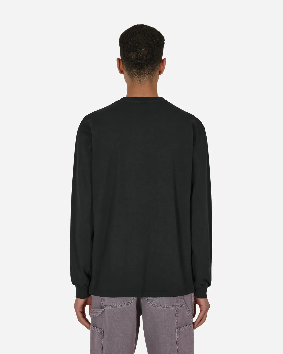 Slam Jam Exclusive Column Circle Longsleeve T-Shirt Black 3