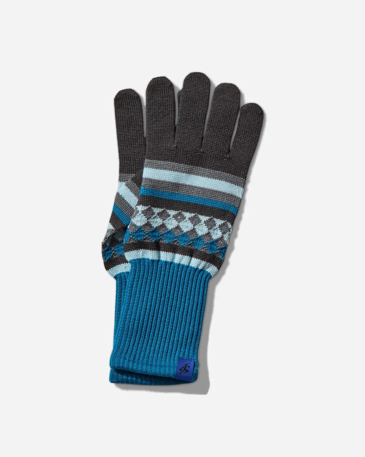 Novalis Aquifolia Knit Gloves Anchor Grey / Sky 1