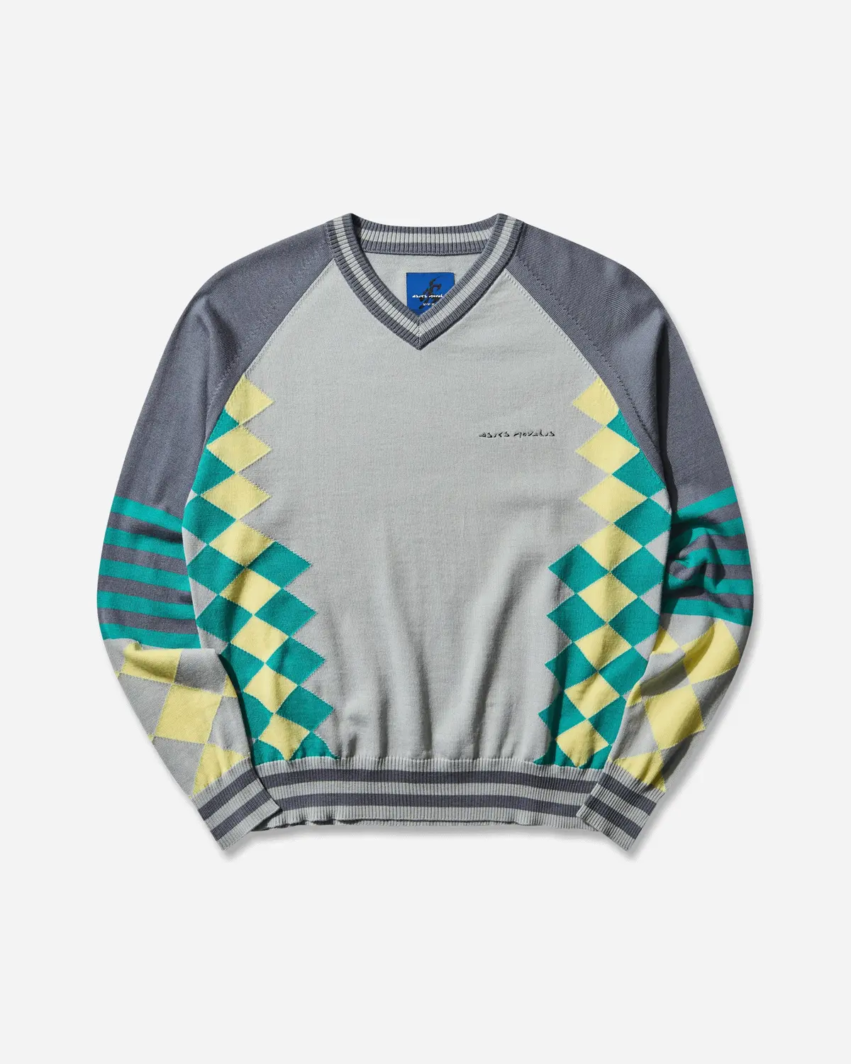 Novalis Laricoid Knit Jumper Blue Haze / Lemon 1