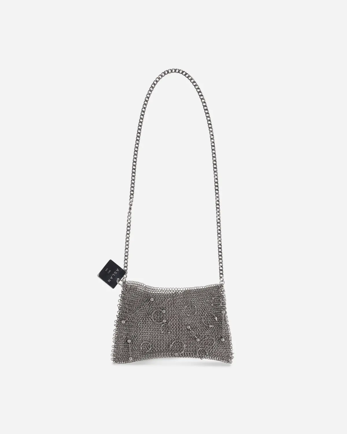 Pierced Chainmaille Mini Bag Heavy Metal 1