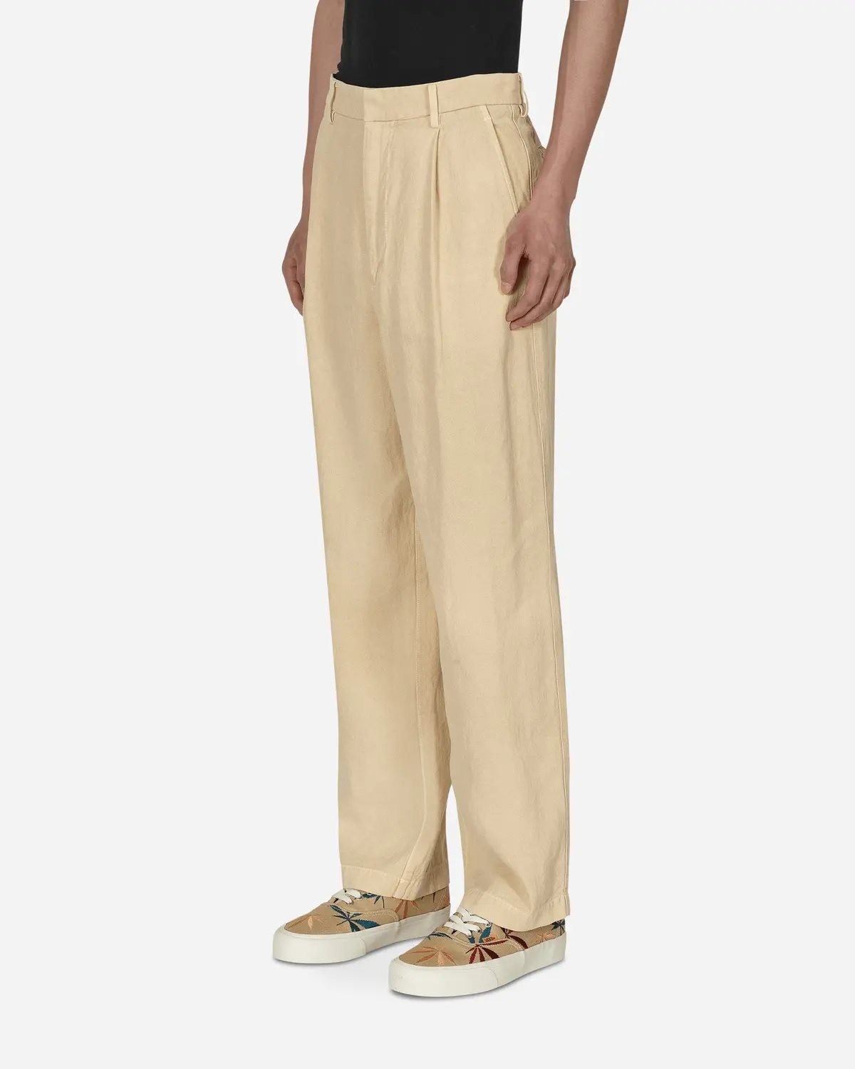 Washi Duck Canvas Pants Beige 2