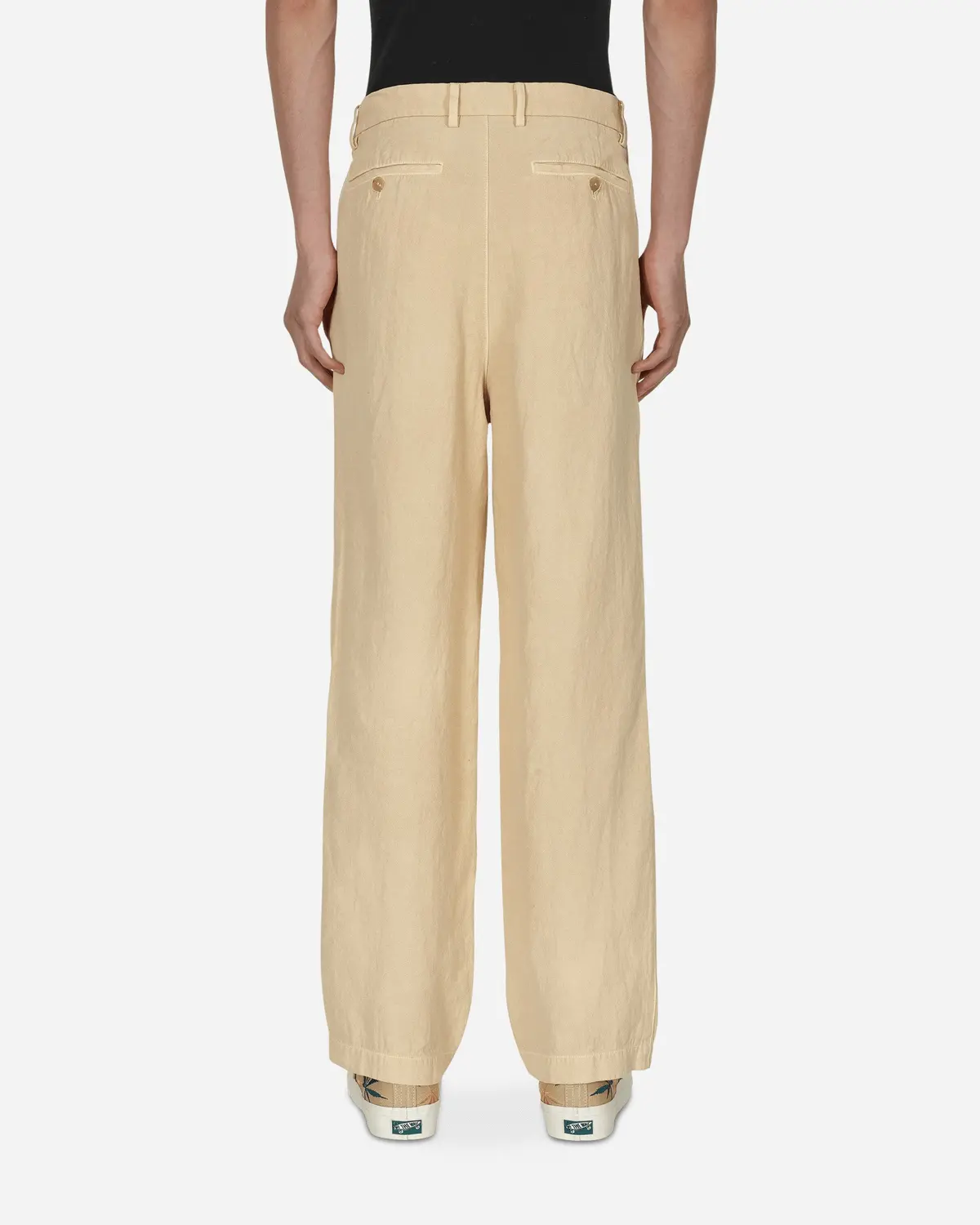 Washi Duck Canvas Pants Beige 3