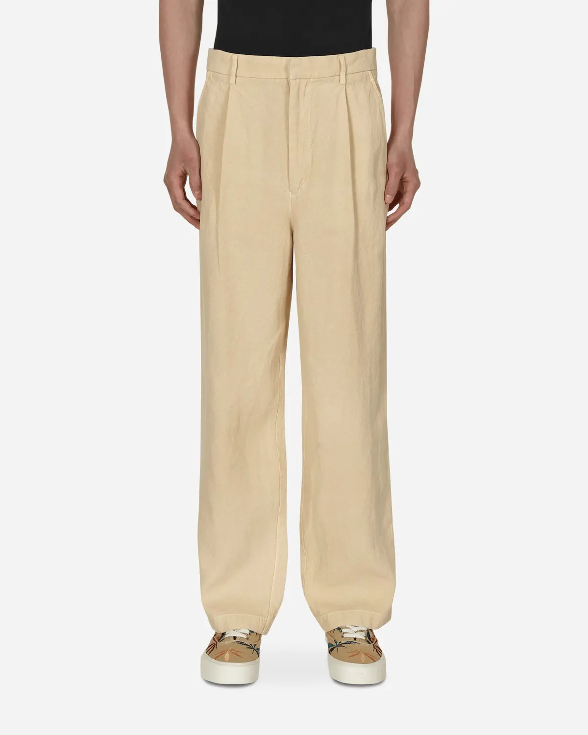Washi Duck Canvas Pants Beige 1