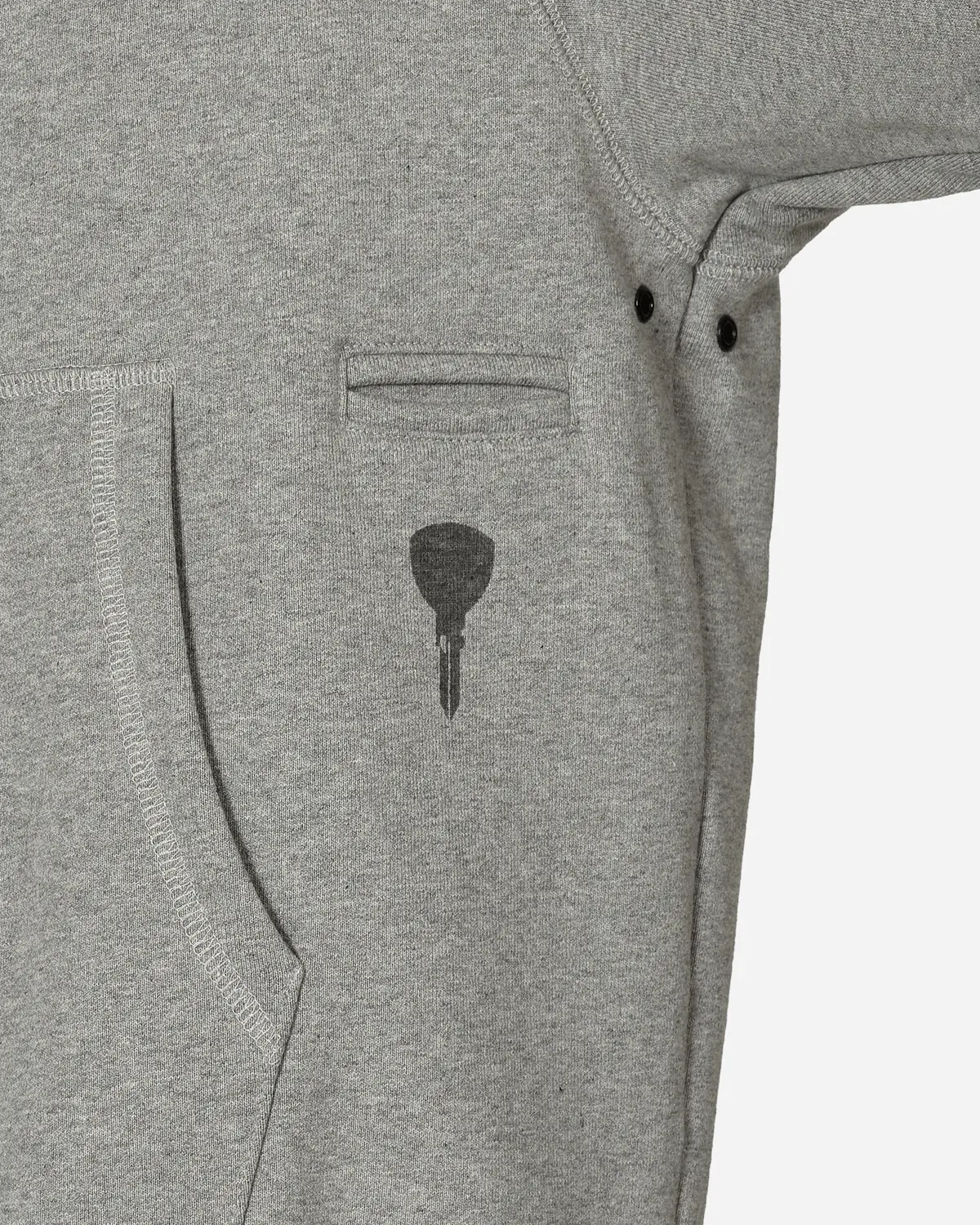 Aa Logo Hoodie Light Grey 5