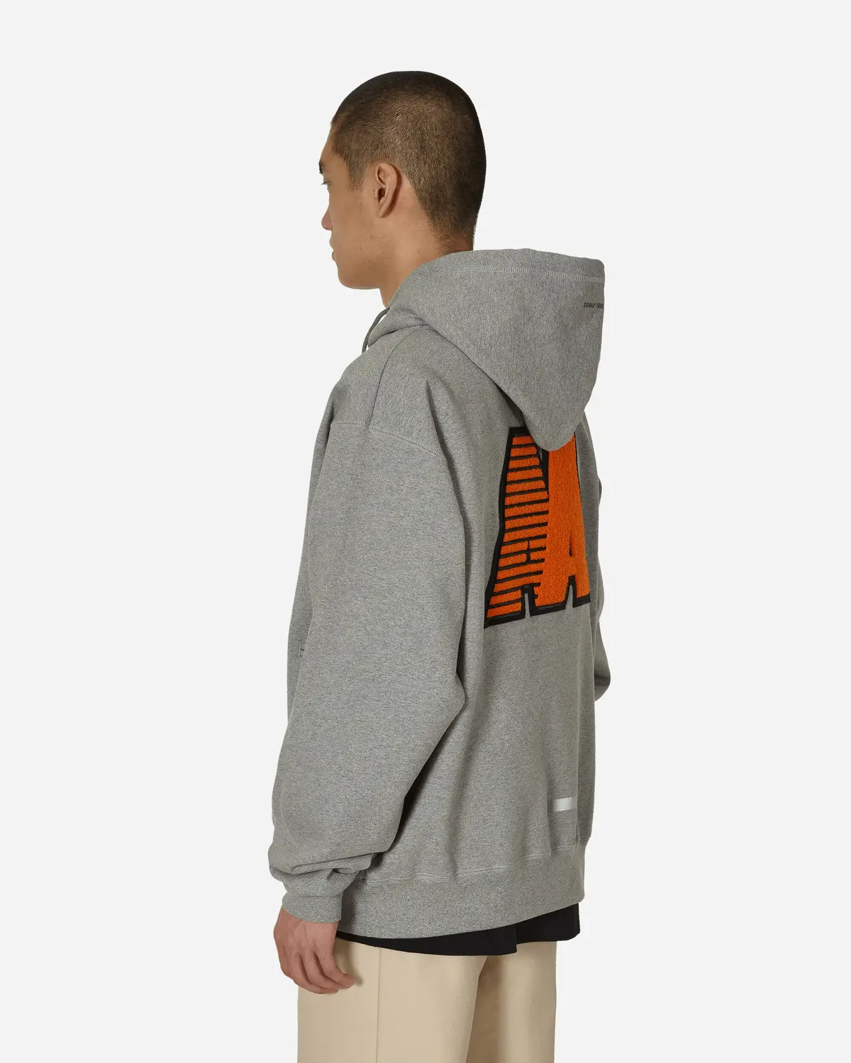 Aa Logo Hoodie Light Grey 2
