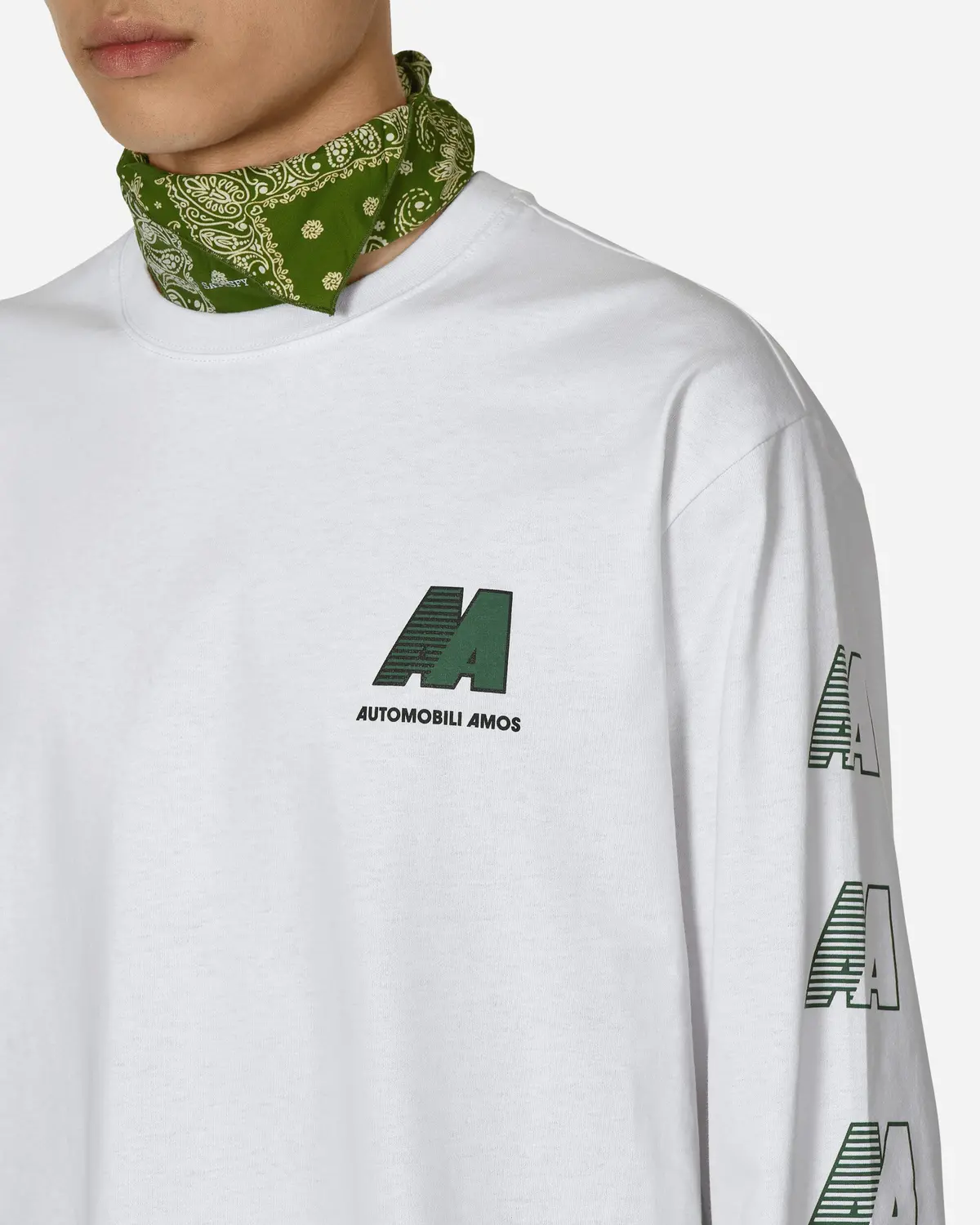 Aa Logo Longsleeve T-Shirt White 5