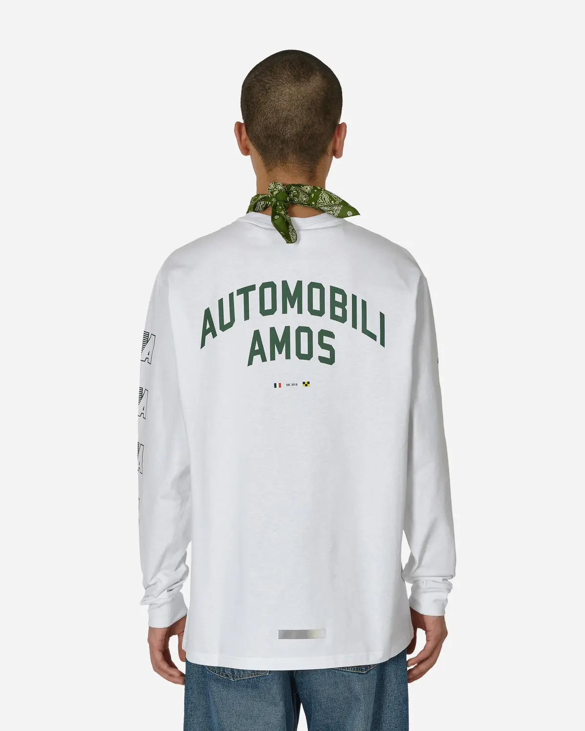 Aa Logo Longsleeve T-Shirt White 3