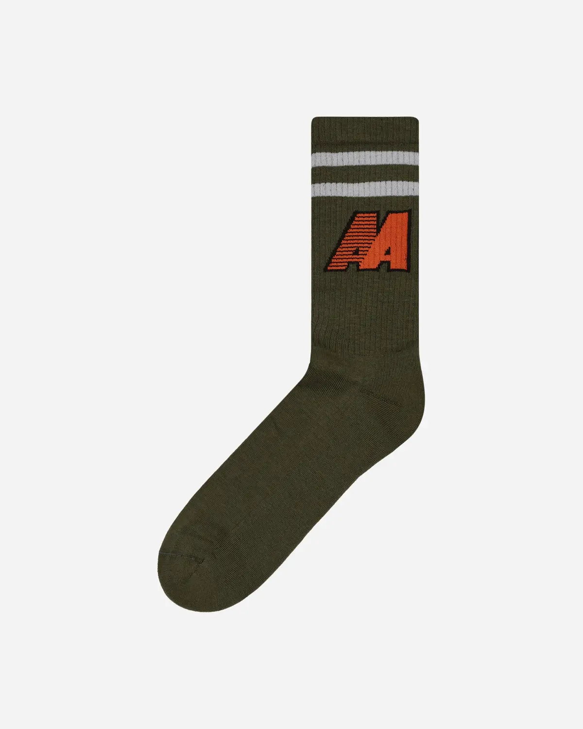Aa Logo Socks Army Green 2