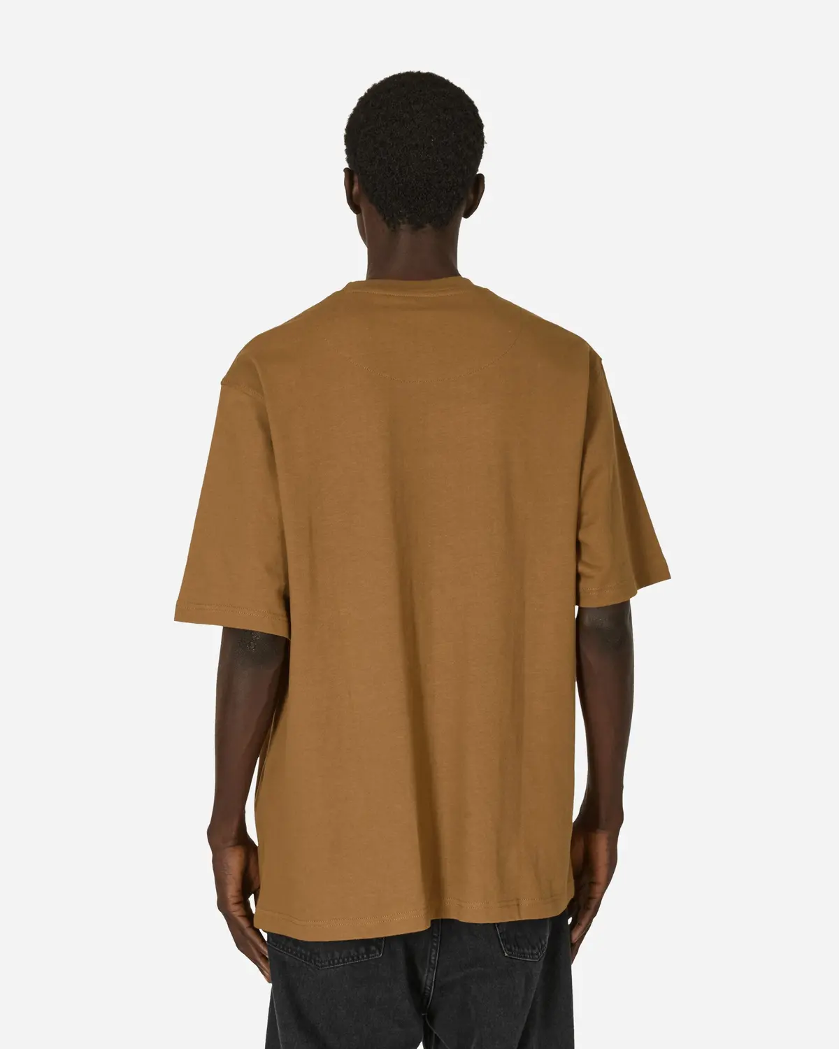 Heavy Duty Classic Label Pocket T-Shirt Coyote Brown 3