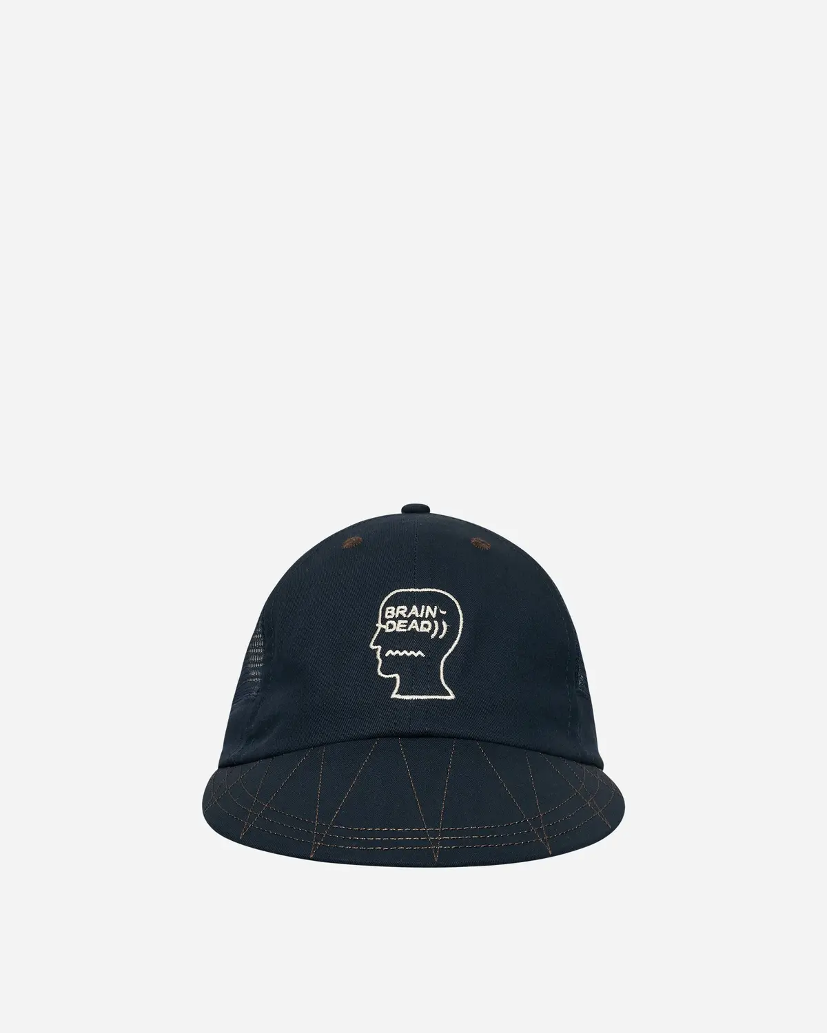 Logohead Mesh Long Brim Hat Navy 1