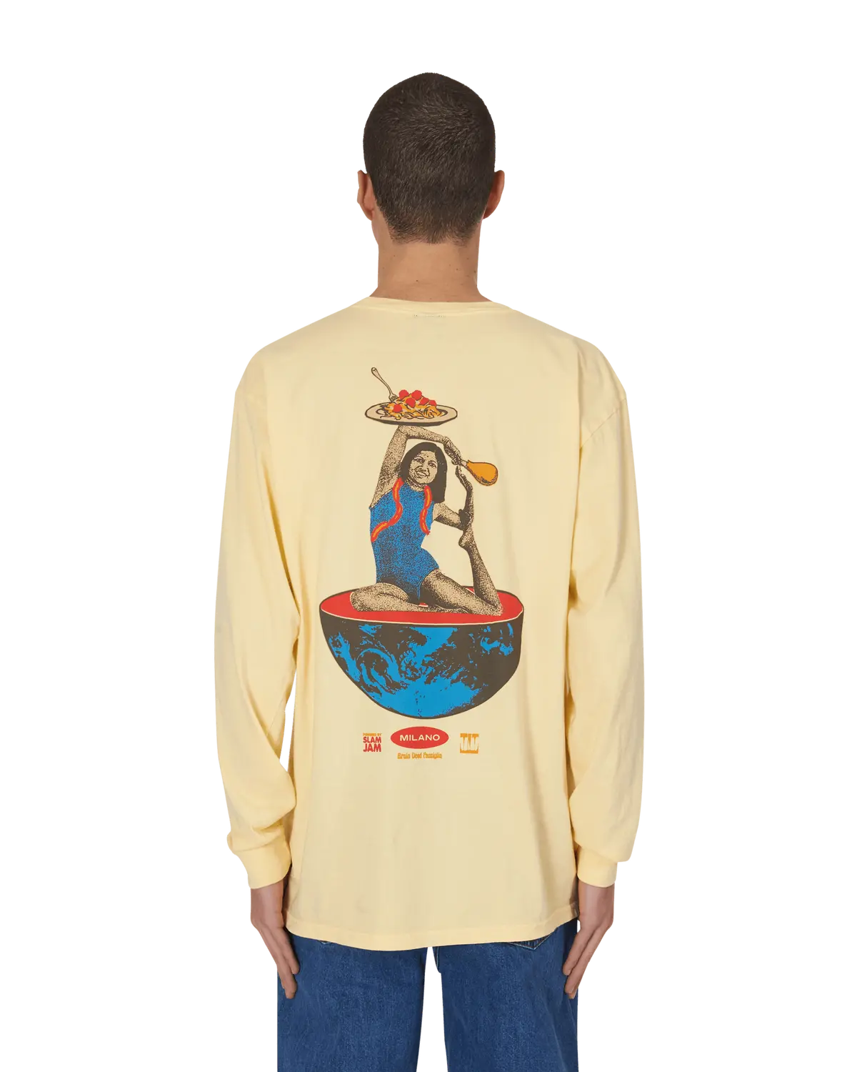 Slam Jam X Spacedelicious Longsleeve T-Shirt Yellow 4