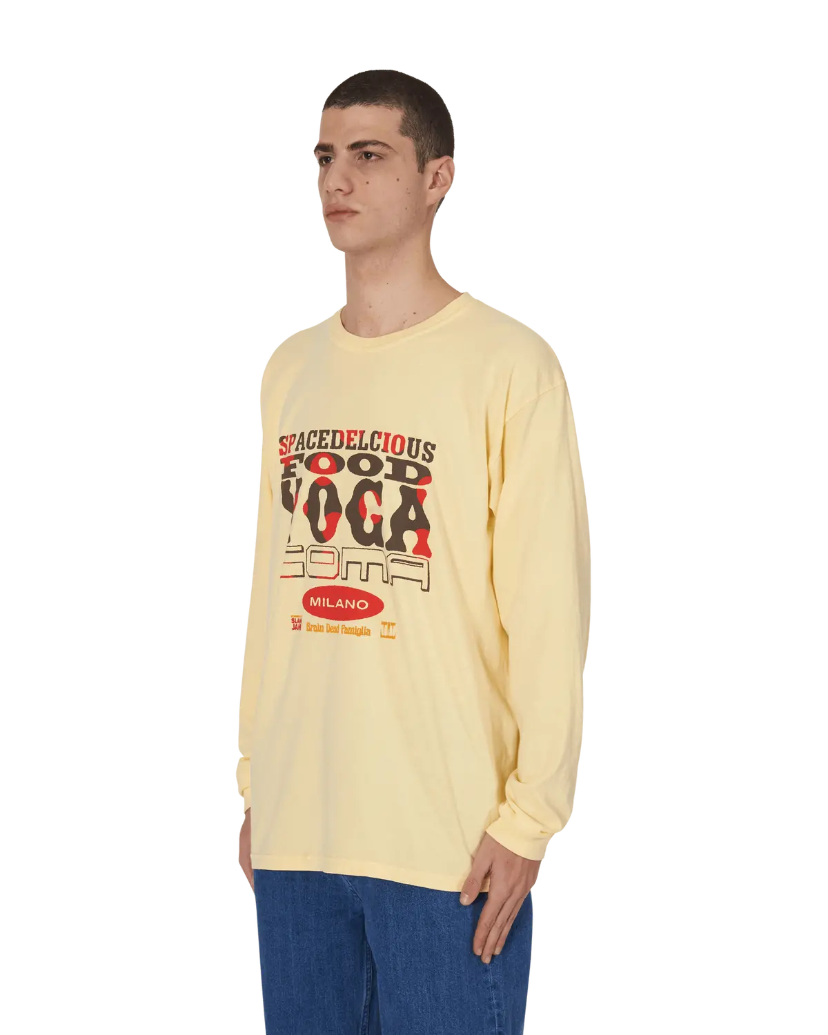 Slam Jam X Spacedelicious Longsleeve T-Shirt Yellow 3